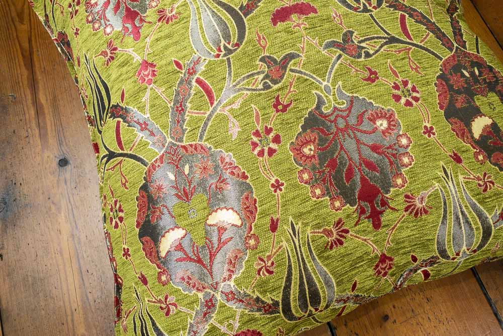 Medium Lime Ottoman Turkish Tulip Cushion Cover 68x68cm